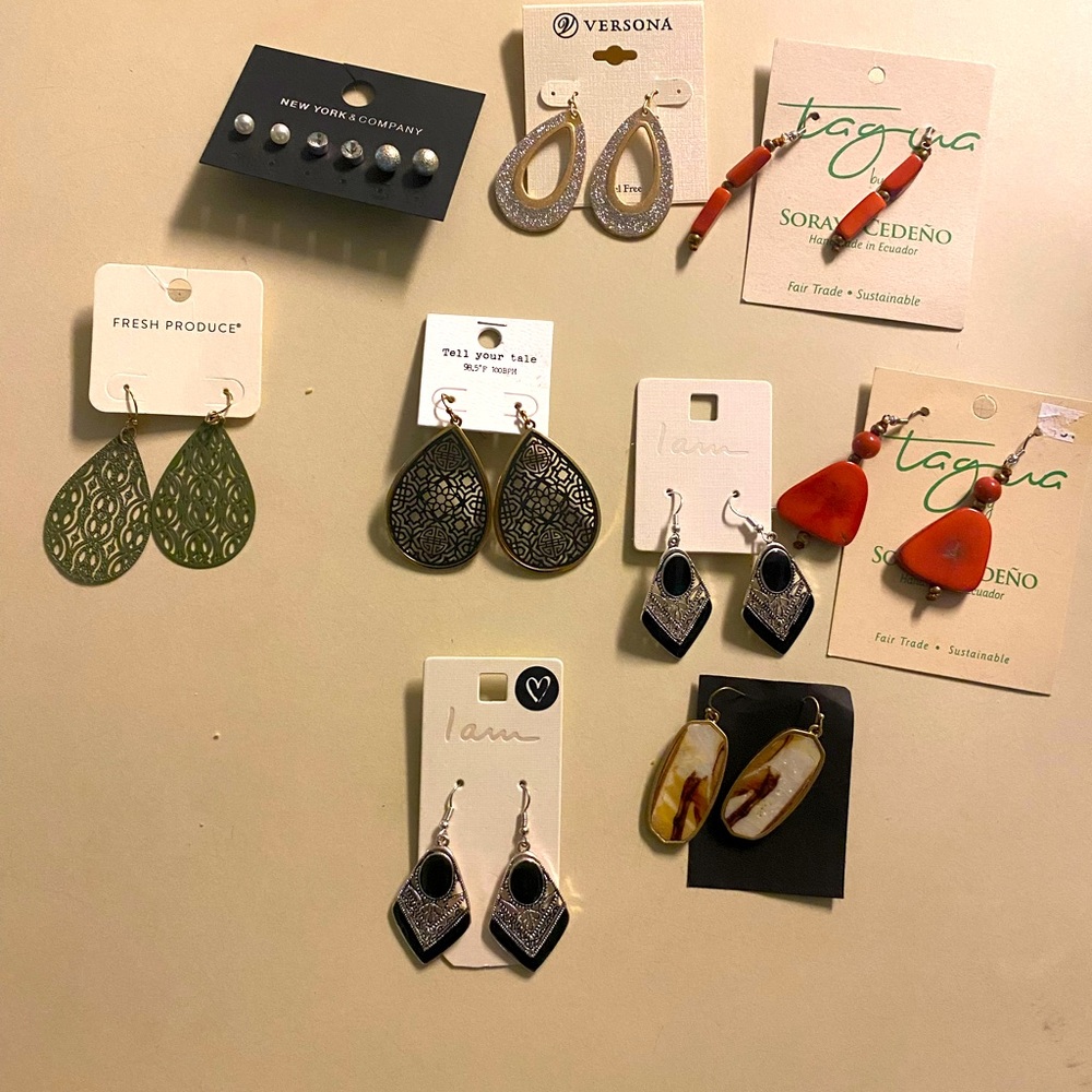 Never worn earrings